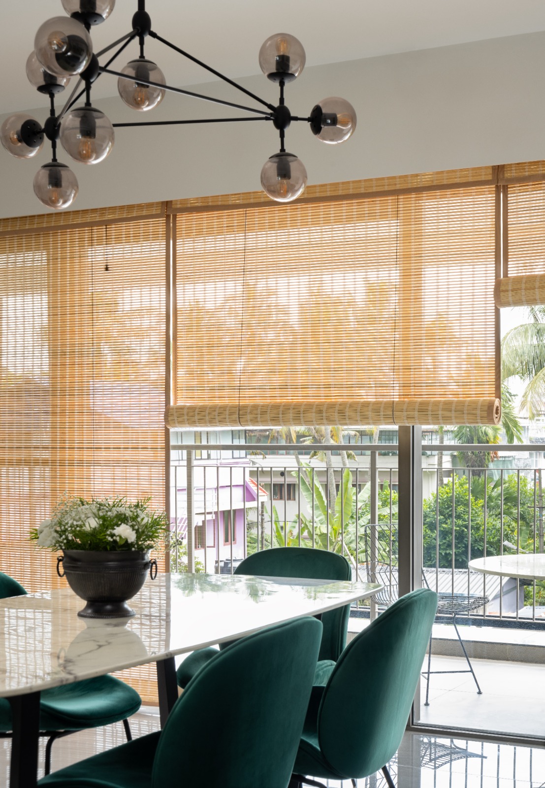 Natural bamboo blinds design 4