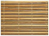 Flat Natural Outdoor Bamboo Blinds