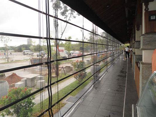 Blinds in Rain