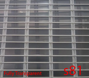 S-81 Fully Transparent PVC Blind