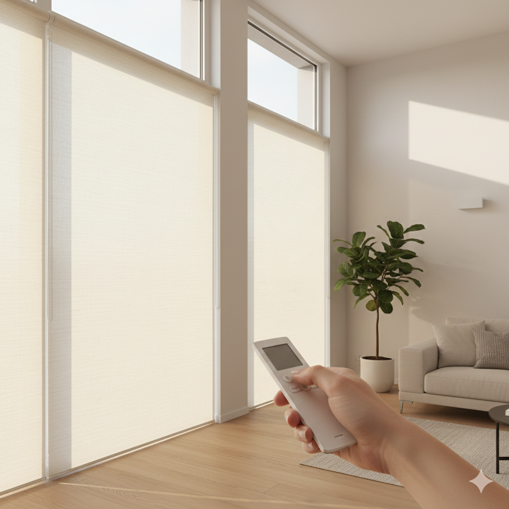 Customized blinds installation