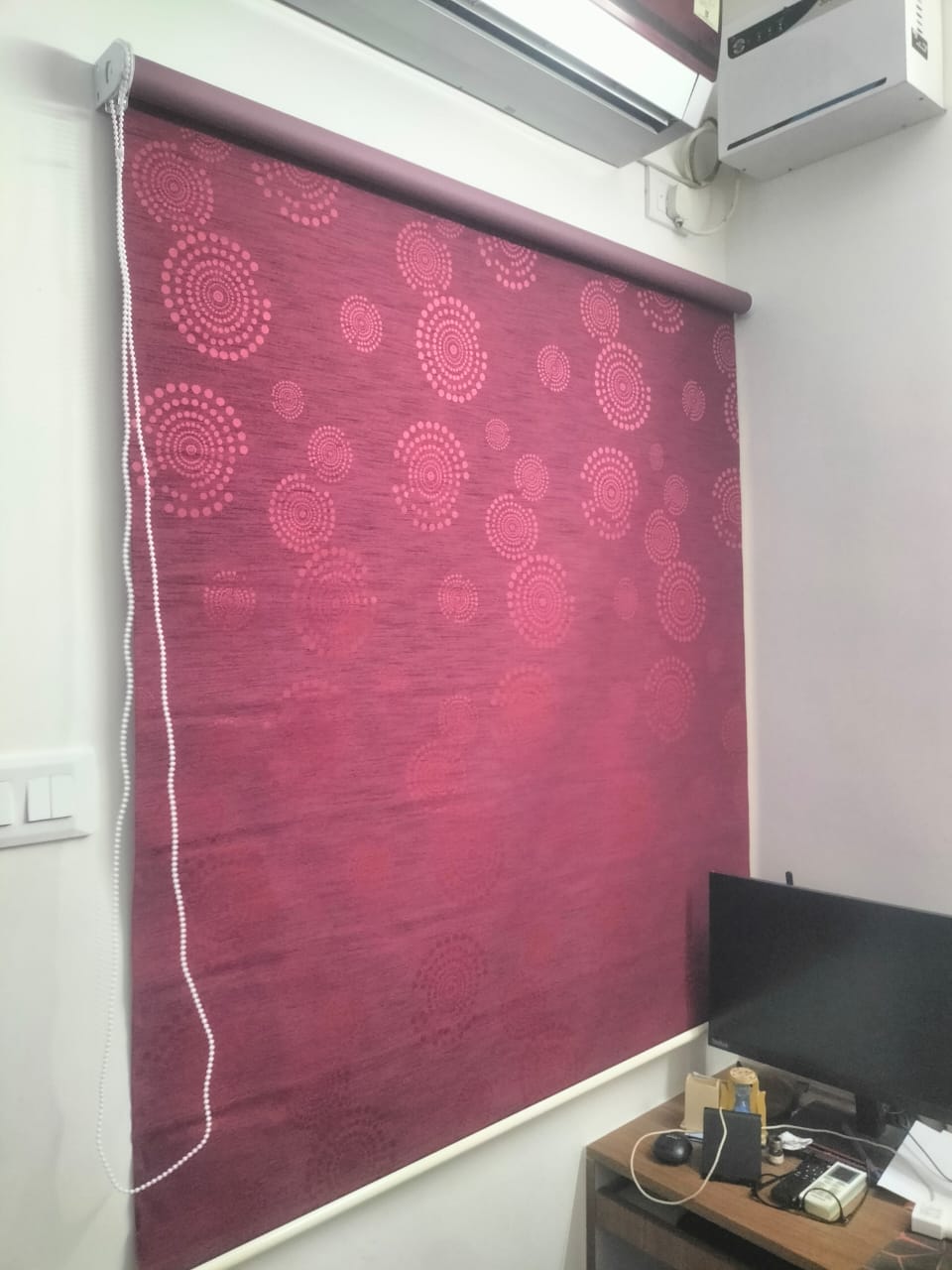 Roller Blinds & PVC Blinds Installation for Mr Parthiban Chennai
