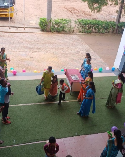 Artificial Grass Installation Sri Chaitanya School Tiruppur