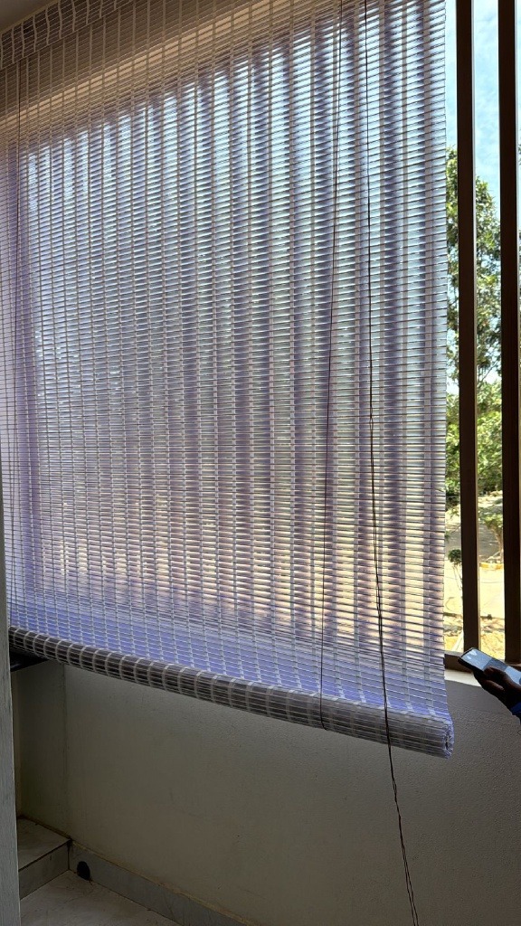Outdoor Blinds Installation for Mr Vamsi Bangalore