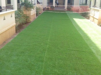 artificial grass for shuttle court