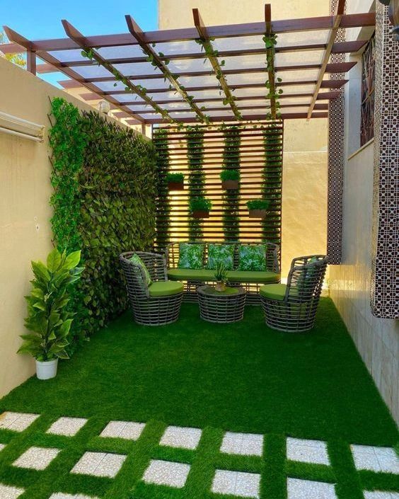 Rooftop Terrace Garden with 35mm Artificial Grass