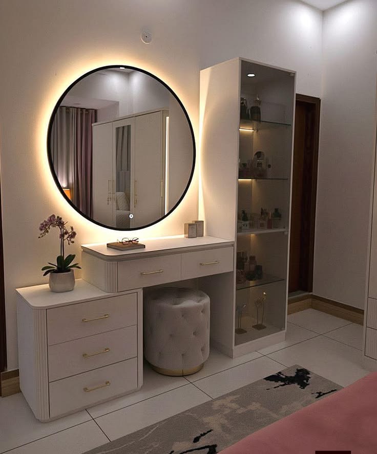 Walk-in Dressing Room with Island Storage