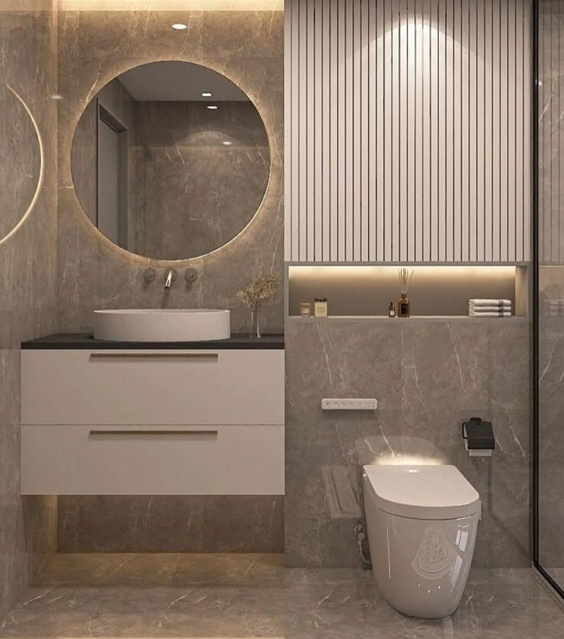 LED Mirror Vanity with Lighting
