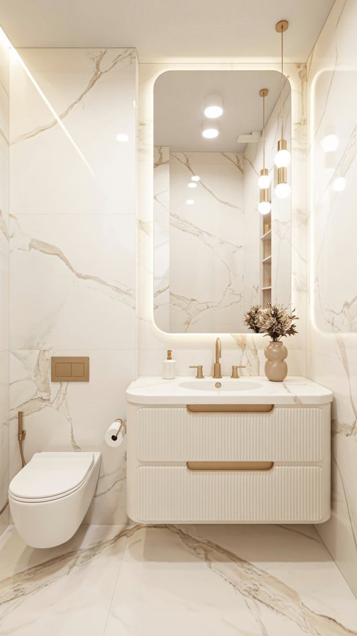 Modern Vanity with Soft-Close Drawers